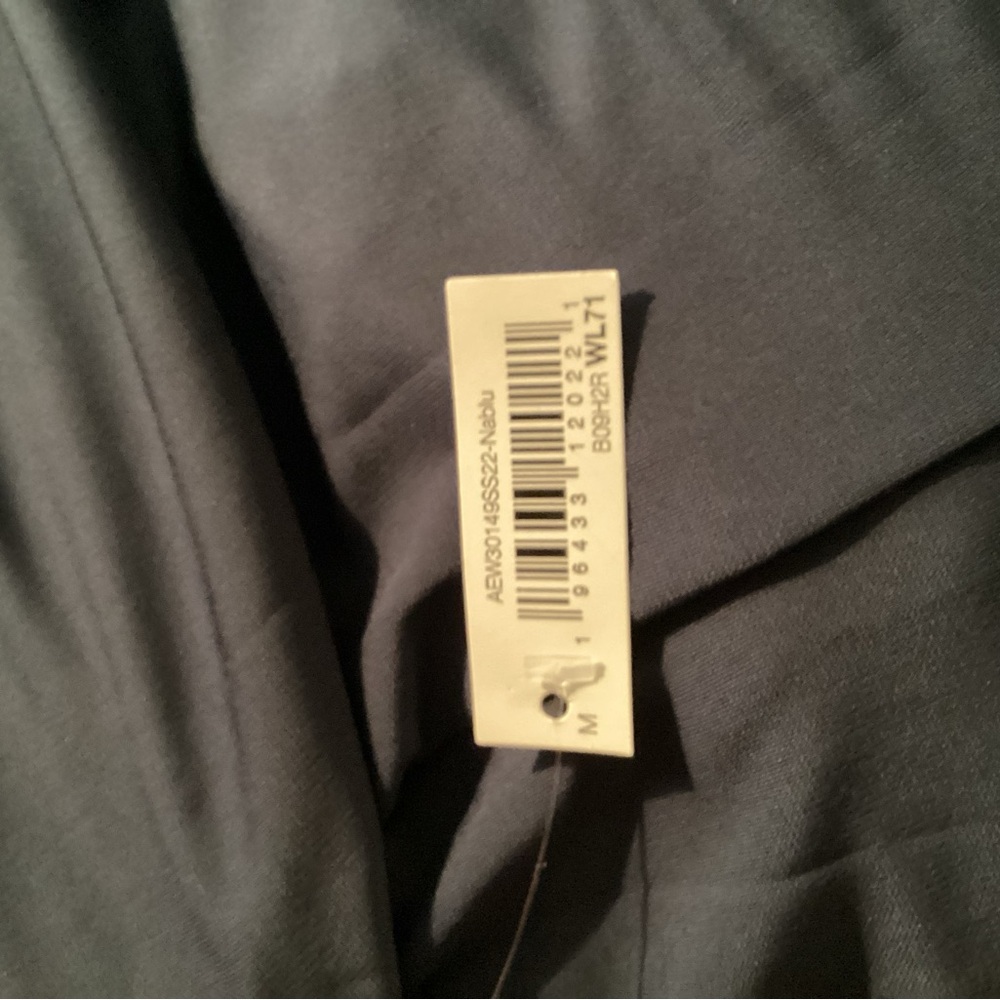 Amazon Essentials Navy Wrap Dress NWT - Picture 5 of 5